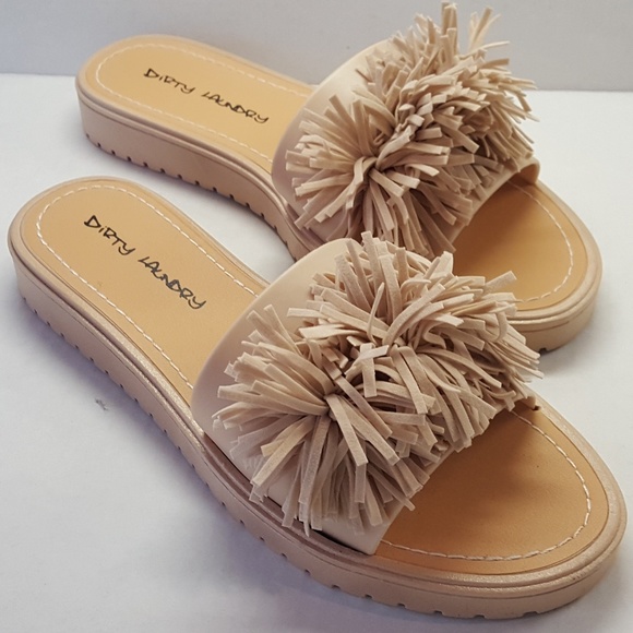 Dirty Laundry Shoes - Dirty Laundry Paseo Fringe Slide Sandals